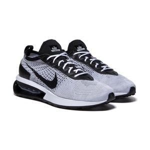 Nike Air Max Flyknit Racer Black & White Size 10.5